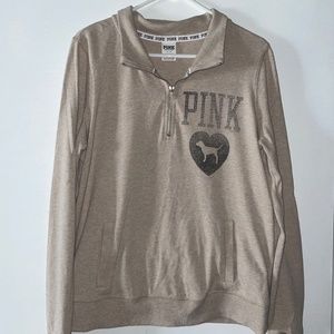 Half zip sweatshirt